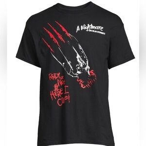 Nightmare On Elm Street Men's Big & Tall Claw Catch Graphic Tee